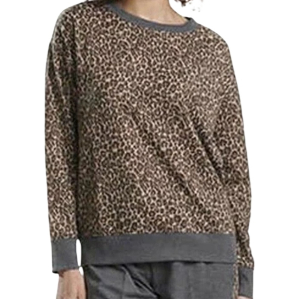 Splendid Women's XS Leopard Print Sweater